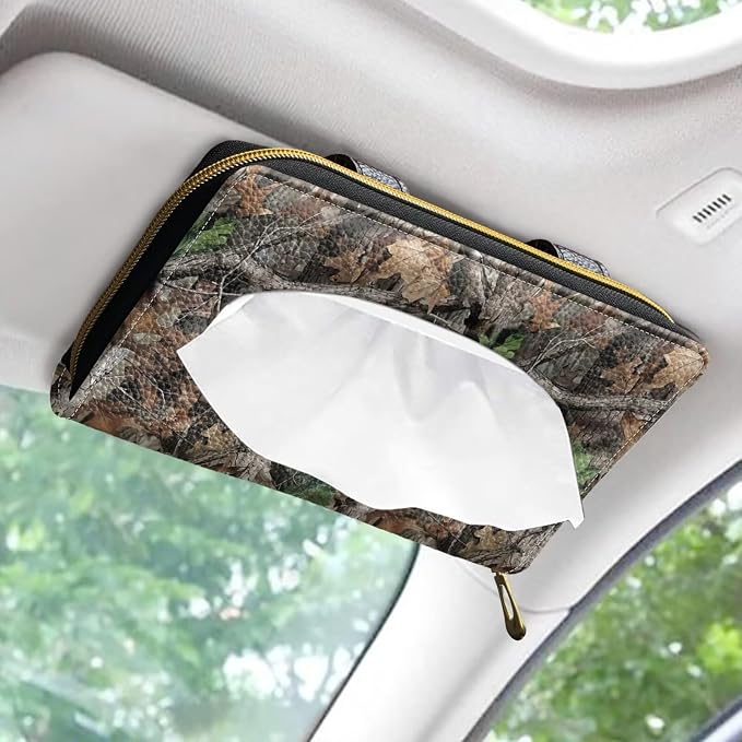 Branch Automotive Sun Visor Tissue Holder Sun Visor Napkin Holder Car Standard Tissue Holder Car Accessories Easy to Install