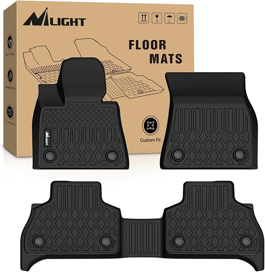 Nilight TPE Floor Mats for BMW X5 G05 (5 Seaters Only) 2019 2020 2021 2022 2023 2024 2025 2026, All Weather Custom Fit Heavy Duty Floor Liners