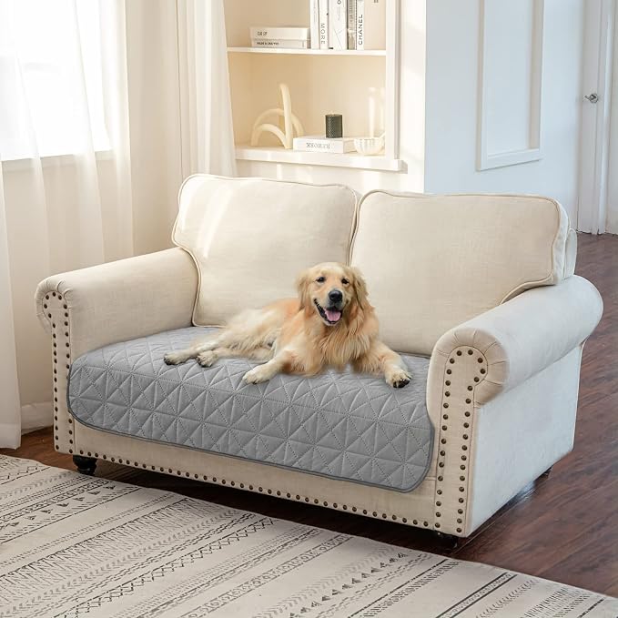 Ameritex Sofa Cover Waterproof for Seats Couch Cover for Dogs Pet Couch Cover Velvet for Chair Loveseat Sofa Machine Washable