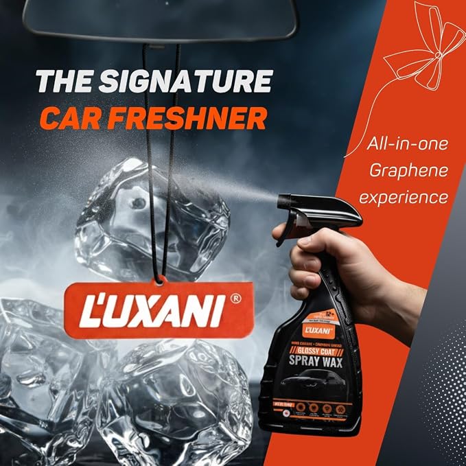 Ceramic Spray Coating for Cars - Advanced Graphene Technology | 17oz - Hydrophobic, high-gloss spray-on protection for car paint, Easy Application, Long-Lasting Protection, 50+ Wash Rating