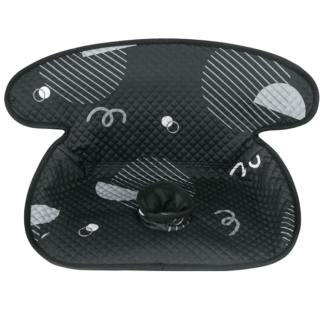 INFANZIA Dry Seat, Car Seat Protector Waterproof Carseat Liner Potty Training Toddlers, Baby and Infants, Piddle Pad for Carseats Strollers (Geometric Black, 1 Pack