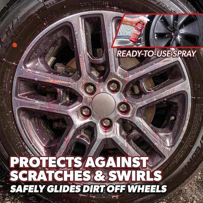 Chemical Guys, Sprayable Diablo Wheel Cleaner for All Rim Finishes, 32 oz | pH-balanced spray lifts brake dust and road grime from wheels, rims and tires, safe on all wheel finishes