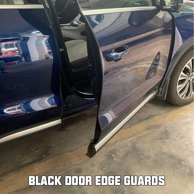 Winunite 32.8ft (10m) Car Door Edge Guards Black – Self-Adhesive PVC, U-Shaped, Fits Most Vehicles, Fade-Resistant, Scratch- and Chip-Resistant – Reduces Dings in Parking Lots