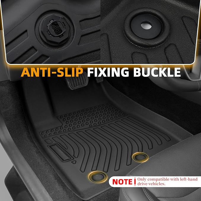 Floor Mats for Mitsubishi Outlander Sport 2011-2024, Outlander Floor Mats | Custom Fit Floor Liners & Seatback Mat & Cargo Liner, TPE Non-Slip Waterproof Summer Winter Outlander Sport Mats Accessories