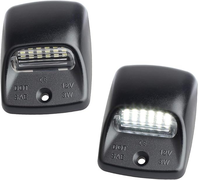LED License Plate Light Lamp Replacement Compatible with Tacoma 2005 to 2015, Tundra 2000 to 2013, 6000k White