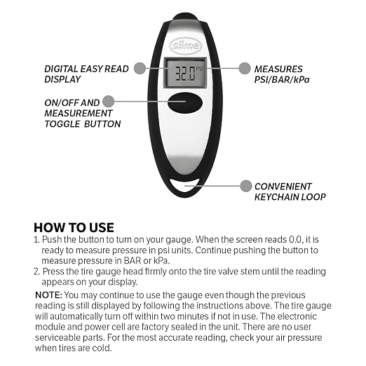 Slime 20112 Tire Gauge, Mini Digital, 5-150 psi, Compact and Accurate