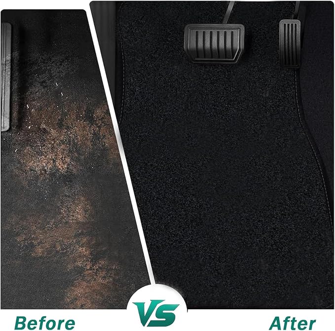 GXARTS Car Waterproof Floor Mats Carpet Full Set Compatible with Volkswagen Beetle 2012 2013 2014 2015 2016 2017 2018 2019 | All-Weather Protect, Black Velour Automobile Floor Liner Accessories