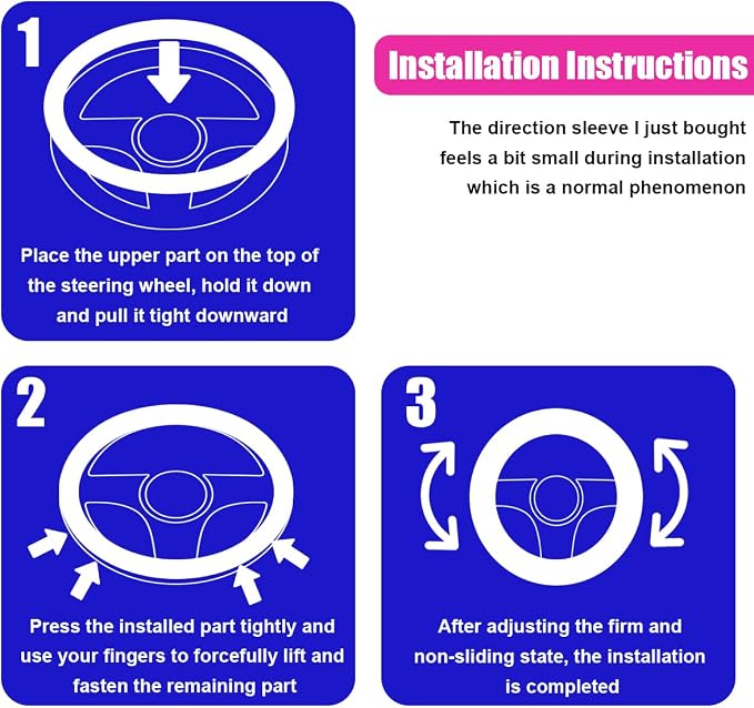 Elastic Stretch Steering Wheel Cover, Anti-Slip, 15inch, Grey | Microfiber Odorless Breathable Ice Silk Car Steering Wheel Protector, Easy Carry, Warm in Winter & Cool in Summer