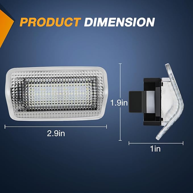 Nilight 2PCS LED Interior Door Panel Light Courtesy Warning Lights Aqua Beam Plug and Play for Toyota Avalon Sienna Venza Camry Prius 4Runner Lexus IS ES GS LS RX GX LX