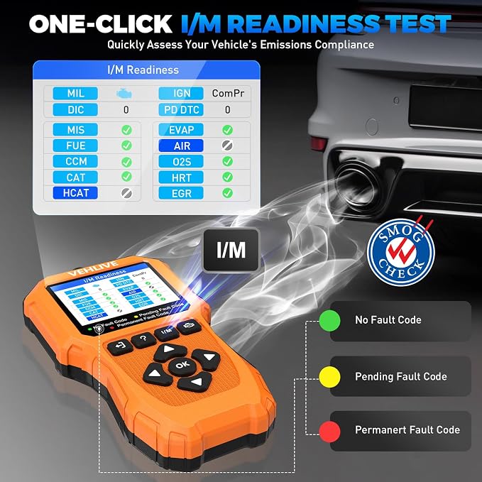 V880 OBD2 Scanner Diagnostic Tool for Car Code Reader/Reset Emissions Test