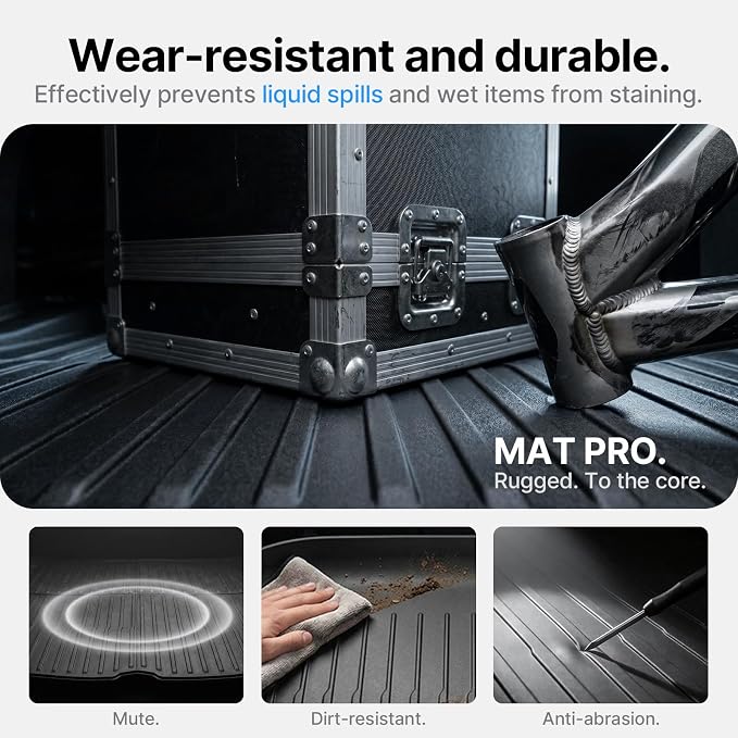 5 Pcs Floor Mats for Tesla Model Y Juniper 2025 2026, All-Weather TPE Anti-Slip Cargo Liner & Rear Trunk Mat, Fits Standard/Premium/Performance 5-Seater