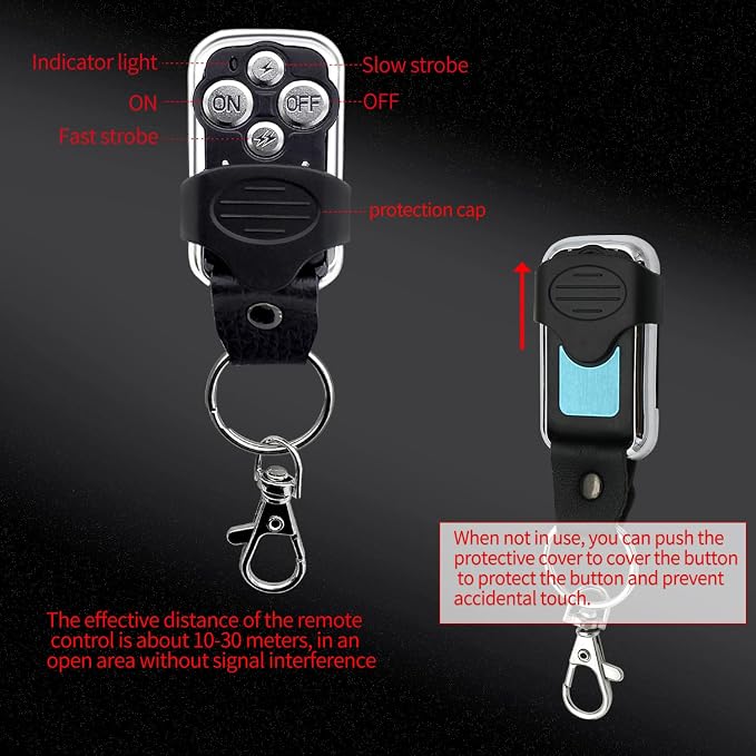LED Off-Road Driving Lights Bar Remote Control Switch On/Off Strobe Flash for LED Off-Road Driving Lights Bar Wiring Harness