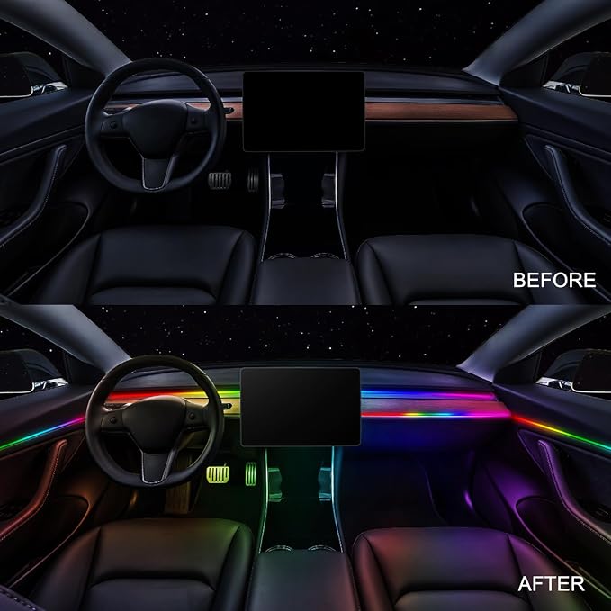 Dreamcolor Interior Car Light 43-inch, which fit for dreamcolor Main Controller Module and Sub-Controller Module kit (not Including) of The LED LAMP APP