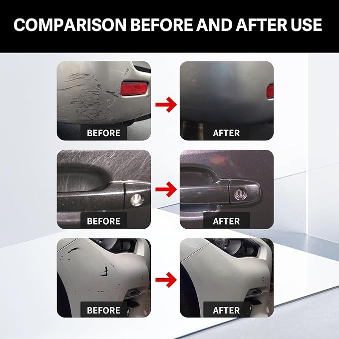 Scratch Remover for Vehicles - Car Paint Scratch Remover with Sponge & Wipe, Car Scratch Repair Kit, Auto Detailing Polish for Light to Deep Scratches-1PC