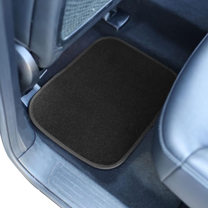 FH Group Universal Fit Car Floor Mats – All-Purpose Carpet Floor Mats & Protectors for Cars, SUVs & Trucks, Durable Automotive Carpet Mats, Yellow & Black