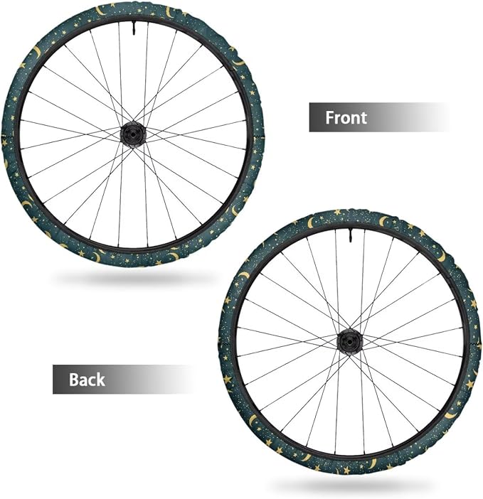 Star Wheelchair Wheel Covers Neoprene Moon Electric Wheelchair Accessories Tyre Covers to Protect Floors Carpets