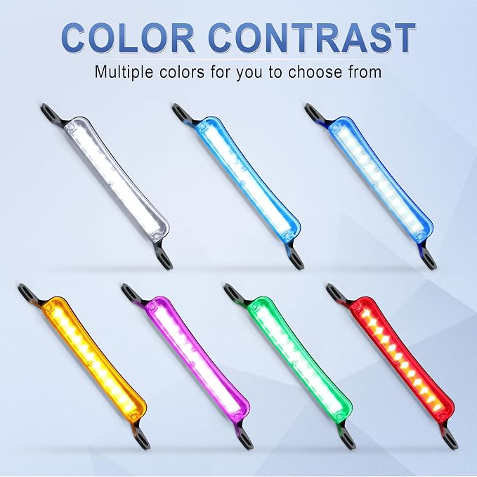 LivTee License Plate Light, Extremely Bright LED License Plate Lights Assembly for Trailer UTV ATV Truck RV Boat, Ice Blue