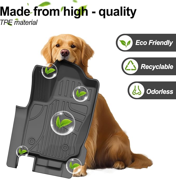 AOMSAZTO Floor Mats Compatible with 2025 2026 Toyota 4Runner (Not fit Hybrid), All Weather TPE Custom Fit Cargo Mat Floor Liner Set - Only 5 Seat (Floor Mats+Cargo Liner)