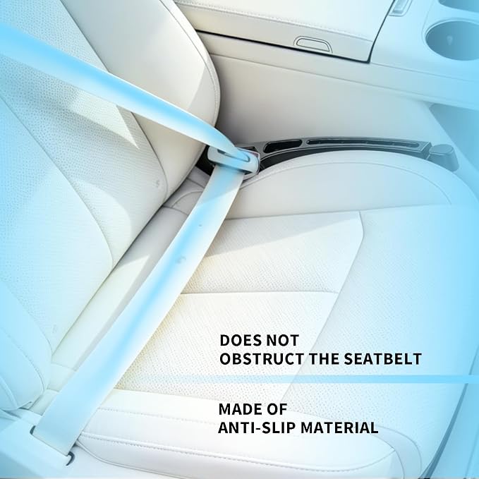 Car Seat Gap Filler 2PCS, Storage Organizer Prevents Items from Falling