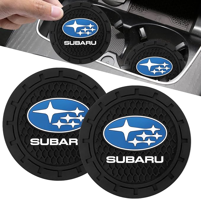 Car Cup Holder Coaster for Subaru Series Cupholder Coaster Interior Accessories 2.75in 2Pack