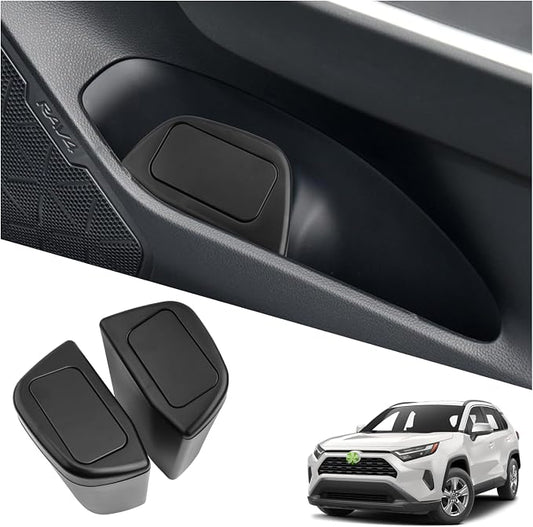 Ruiya 2025 RAV4 Trash Can for 2025 Toyota RAV4 Hybrid Accessories Trash Bin with Lid for Storage Toyota RAV4 Accessories Plastic Garbage Can Compatible with 2019-2023 2024 2025 Toyota RAV4 All Trim