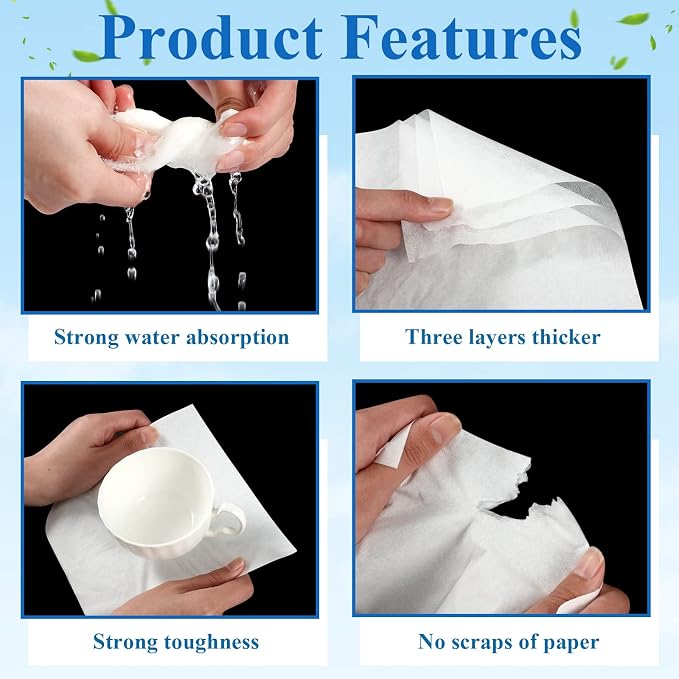 Crtiin 50 Pack Car Tissues Refill Auto Visor Tissues for Car Napkin Holder Refills Face Towel for Auto Sun Visor Travel, Soft and Smooth,3 ply,1500 Sheets