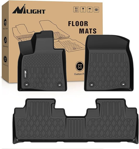 Nilight TPE Floor Mats for Lexus RX RX350 RX450h 2016-2022 / Lexus RXL RX350L RX450hL 2018-2022, All Weather Custom Fit Heavy Duty Floor Liners