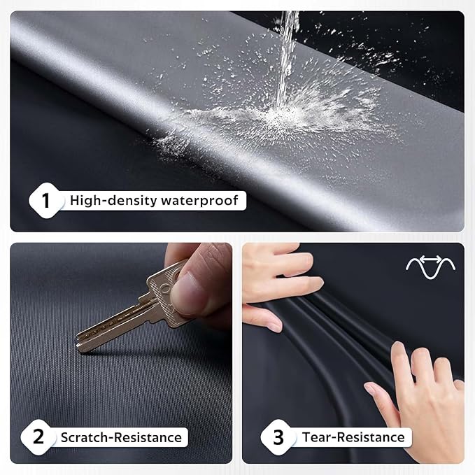 GUNHYI Car Cover for Automobiles All Weather Waterproof, Universal Fit Sedan Chevrolet Caprice, Buick Roadmaster/Riviera, Ford Crown Victoria, Cadillac DTS etc, Length Up to 218 Inch