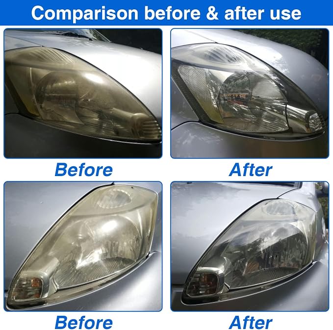 100ML Headlight Repair Kit, Automobile Headlight Restoration Kits,Car Headlight Polish Repair Tool, Glass Scratch Repair Headlight Renovation