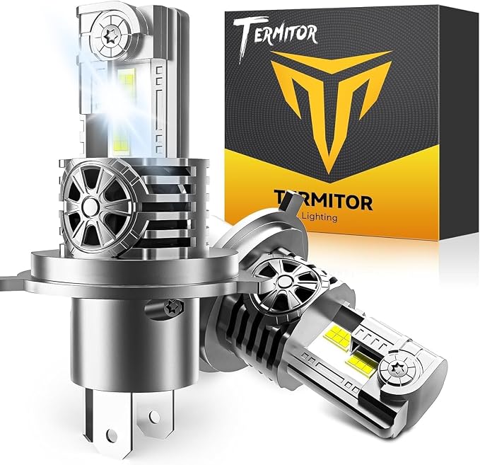 Termitor 2026 Latest Premium H4 Fog Light Bulb | 80,000 Lumens,6500K Daylight White,Easy Install,80k hours+ Lifespan,IP68,1: 1 size,Fits ATV/UTV/SUV