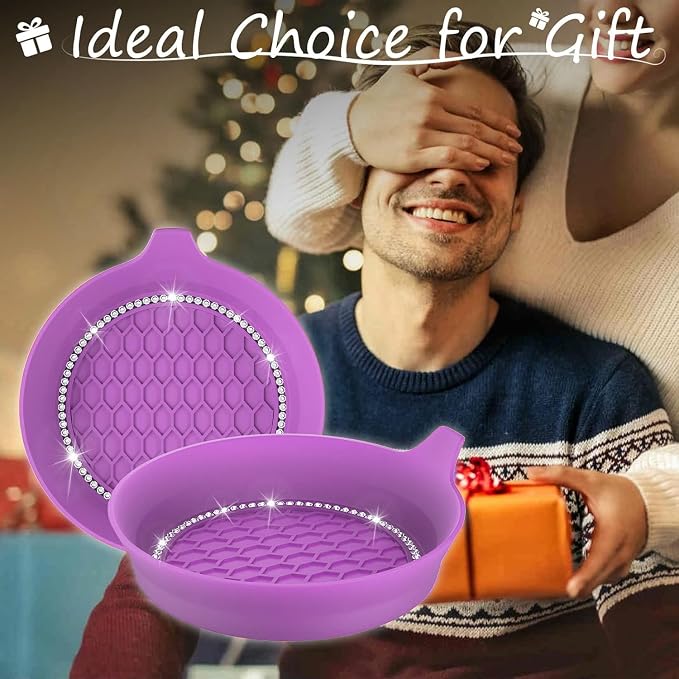 4 PCS Car Cup Coasters, Universal Cup Holder Coaster for Car Accessories, Bling CupHolders Insert for Women Non-Slip Silicone Car Cup Holder Coasters