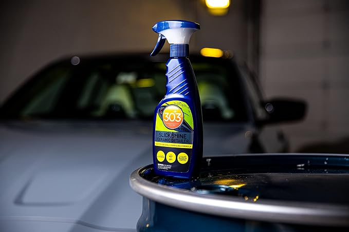 303 Products Spray & Rinse Ceramic Sealant – Quick Ceramic Coating – Water-Activated SiO2 Formula – 6 Months of Protection – Water Repellent Ceramic Spray – Easy to Use – 16 Oz (Pack of 1) (30262)