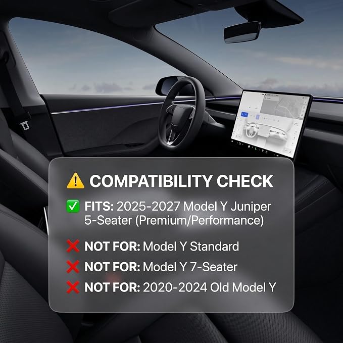for Tesla Model Y Juniper 5-Seat Rear Trunk Mat with Backrest Mats All-Weather Seat Back Cover Seatback Liner TPE Interior Accessories 2025 2026 New