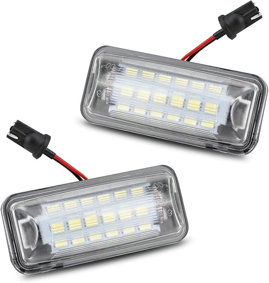 Bestview LED License Plate Light Tag Lamp Assembly - Tag Light Compatible with Subaru Impreza WRX STI XV Crosstrek BRZ Legacy Ascent Outback Forester Scion FR-S Toyota 86, 6000K White Pack of 2
