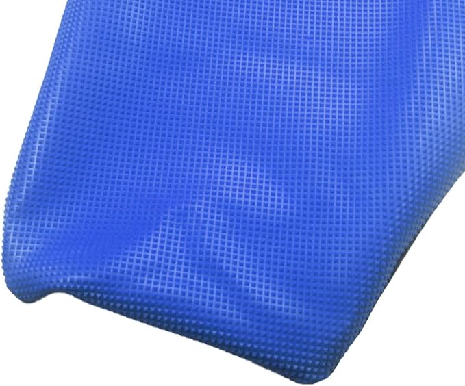 Motorcycle Universal Seat Cover non-slip thick 3D particles suitable Rubber Striped Grip Gripper Soft For CRF WR WRF RMZ YZF SXF EXC EXC XC SX CR KLX 250 Dirt Pit Bike Motocross (Orange) (Blue)