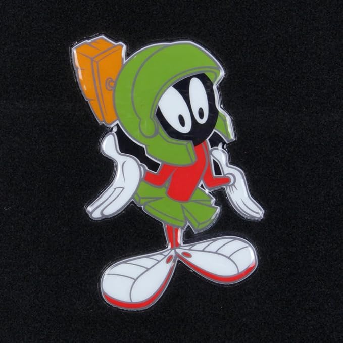 BDK Warner Brothers Marvin The Martian Licensed Auto Carpet Floor Mats, Universal Fit 4PC Set Front & Rear for Car Truck Van SUV