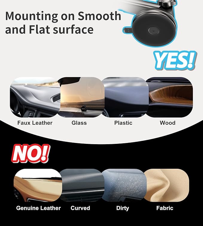 for MagSafe Car Mount Charger Dash/Windshield/Vent Wireless Car Charger with [LED Light], Strong Magnetic Phone Holder for Car for iPhone 17 16 15 14 13 12 Series, Fit MagSafe Accessories