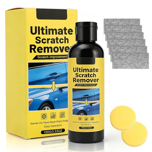 Scratch Remover, Scratch Car Scratch Remover Kit, Quick Fix Removal Paste for Deep Scratches, All Paint Colors Polishing Kit 3.53oz