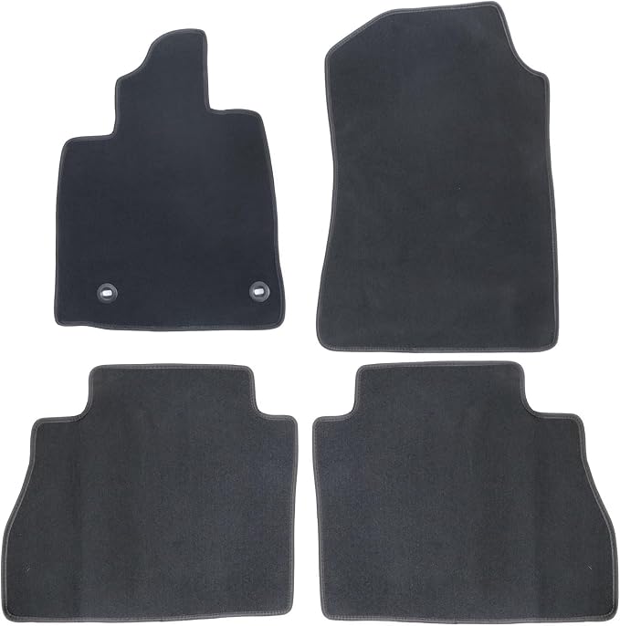 GXARTS Car Floor Mats Carpet Full Set All-Weather Protect Compatible with Toyota Tundra 2007 2008 2009 2010 2011 2012 2013 | Waterproof Black Car Mats with Anti-Slip Backing