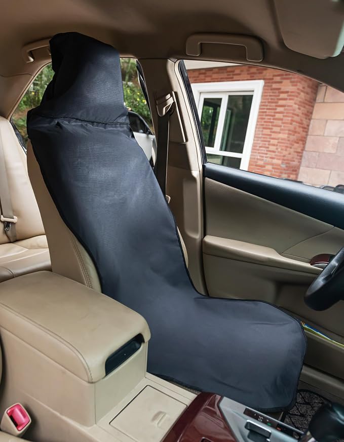 Waterproof Car Seat Cover Automotive Seat Covers for Cars Trucks and SUVs Car Seat Cover Protector Front Seats Black