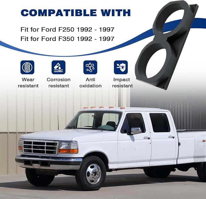 OBS Center Console Dual Cup Holder for OBS Ford F250 F350 1992-1997 | Stable and Not Shaking,Plug and Play,Easy to Pick Up