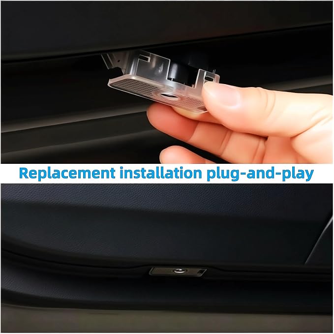 Car Door Light Logo Projector,HD Never Colorfast LED Welcome Lights Compatible with for Acura MDX ZDX RLX TLX TL Serie,Puddle Lights Logo Automotive Micro-Labeling Auto Suite.(2 Pack)