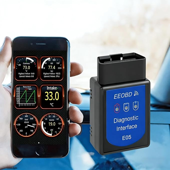 OBD2 Scanner Bluetooth Gasoline Car Check Engine Wireless OBDII Code Reader | Not fit Heavy Truck/Diesel vehicle/Electric Vehicle/Hybrid Vehicle, Support IOS Android Windows