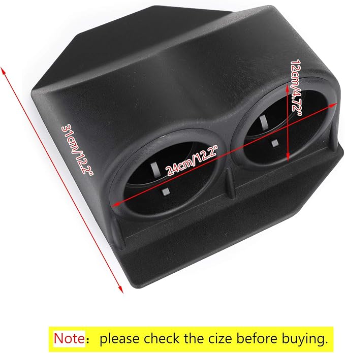 Topteng Car Cup Holders Water Bottle Dual Cup Holders for Corvette C5 C6 1997-2013