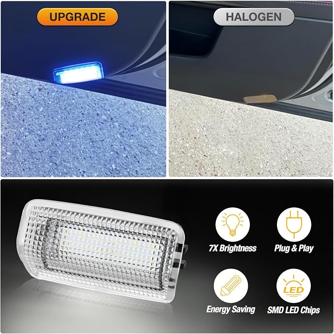 Nilight 2PCS LED Interior Door Panel Light Courtesy Warning Lights Aqua Beam Plug and Play for Toyota Avalon Sienna Venza Camry Prius 4Runner Lexus IS ES GS LS RX GX LX