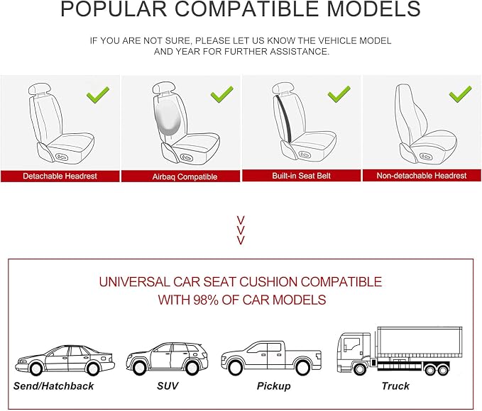 BOPUOVRE Car Seat Cover for Luxury & Comfort - PU Leather, Anti-Slip, Full Wrap Protection with Storage Pocket for Bottom Cushion - Universal Fit for 95% of Vehicles (Dull-red,1 Piece)