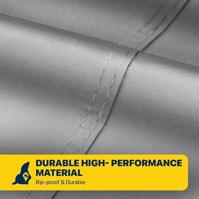 Seal Skin Covers Multi-Layer SUV Car Cover, Waterproof PEVA Outdoor Cover with UV, Snow, Rain Protection, Windproof Straps, Cotton Lining, Lock System, Universal Fit (201"-214" L)