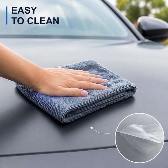 Matte Clear – 7.5mil TPU PPF Roll with Self-Healing, 12in×5FT,Anti-Scratch & Hydrophobic, Invisible Matte Wrap for Car