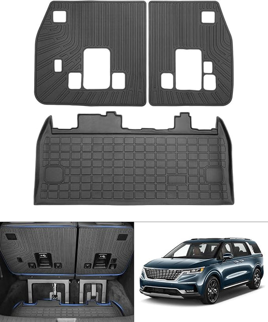 Carnival Cargo Liner - Trunk Mat for Kia Carnival 2022-2025 2026, All Weather Cargo Mat for Carnival Accessories, Heavy Duty Car Mats, Car Accessories