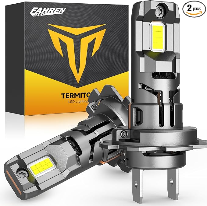 URSPRUNG 2026 Next-Gen H7/H 7LL Light Bulbs, 110000LM 1400% Ultra Bright Output, 6500K 1:1 Compact Mini Body, Plug-In Without Extra Adapter, 10 Year+ Long, CANBus Ready, Daytime Running Light Modules